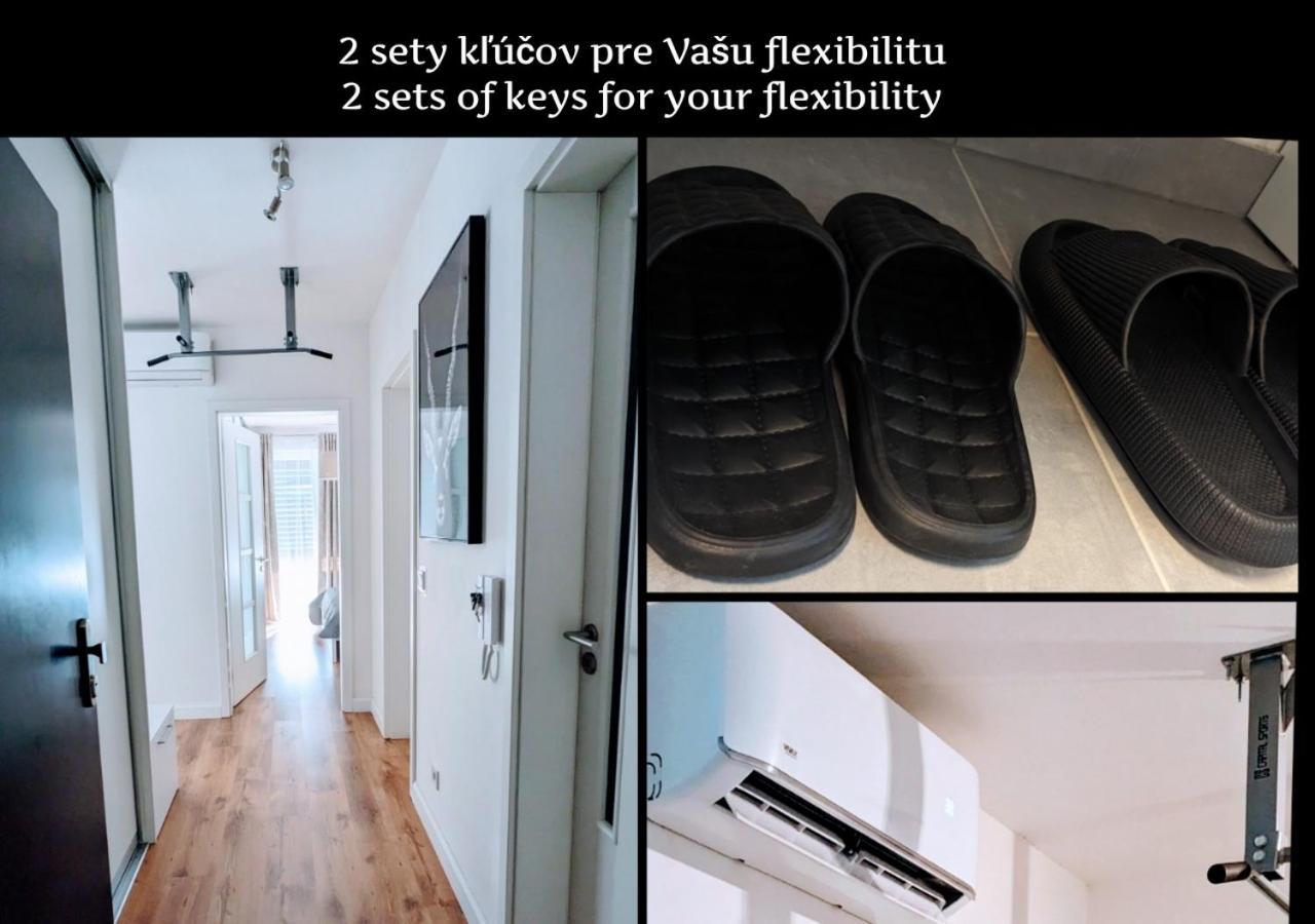 Apartamento E1 Luxury Oldtown Apt - 2X Parking, Foodstore, Pcscreen, Netflix, Unlimited Music, Crib, Babychair, Fastwifi, Aircon Košice Exterior foto